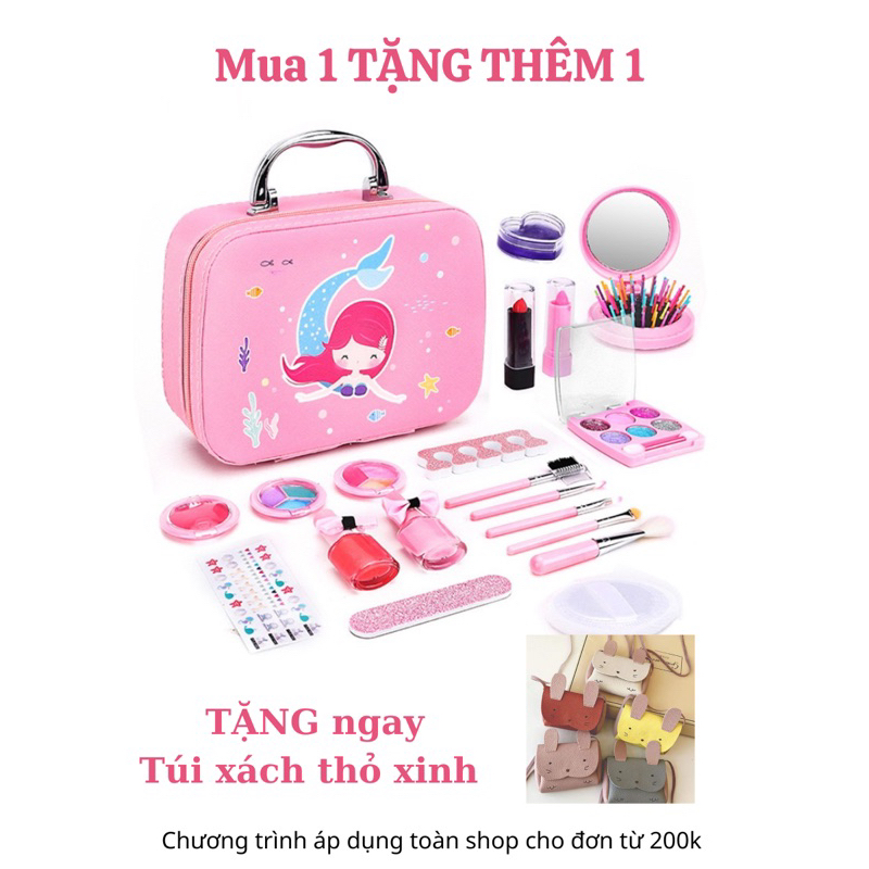 VALI trang điểm cá nhân cực đầy đủ, make up thật, dễ dàng làm sạch với nước dành cho bé gái