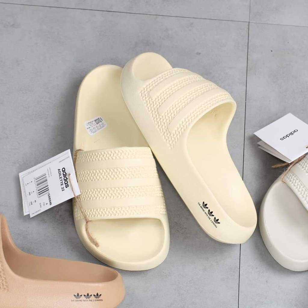 Dép Nam Nữ Quai Ngang Adidas Ayoon, Dép Banh Mì Đúc Hàng Cao Cấp Full Box Hot Hit