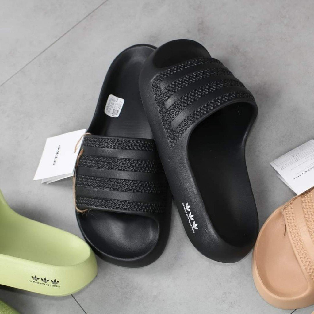 Dép Nam Nữ Quai Ngang Adidas Ayoon, Dép Banh Mì Đúc Hàng Cao Cấp Full Box Hot Hit