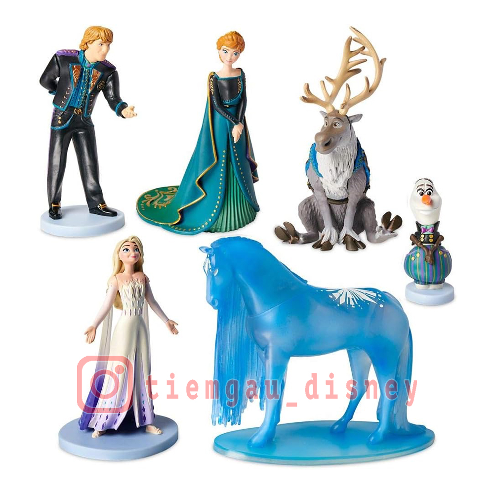 Bộ đồ chơi mô hình cao cấp Frozen 2 - độc quyền PVC Mega Figurine, Chính hãng Disney