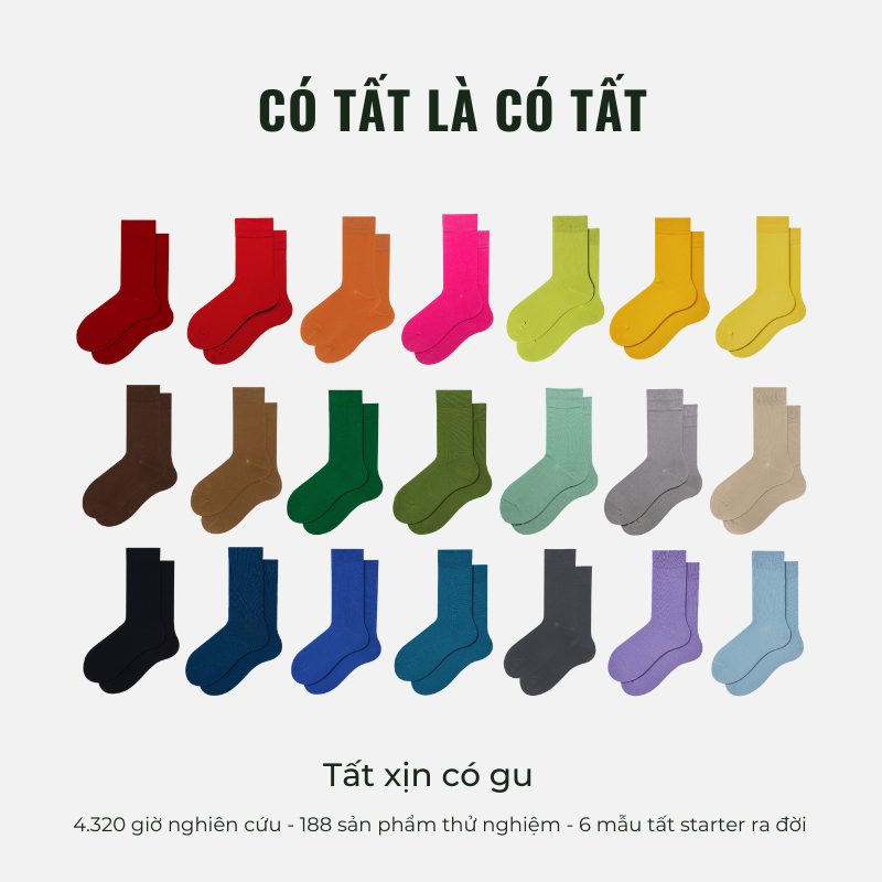 Tất Trơn Cao Cổ Có Tất Là Có Tất nam nữ cao 20cm bản lycra co giãn tốt _ HARMONY