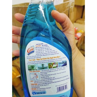 Nước lau kính True Care hương sắc biển 580g