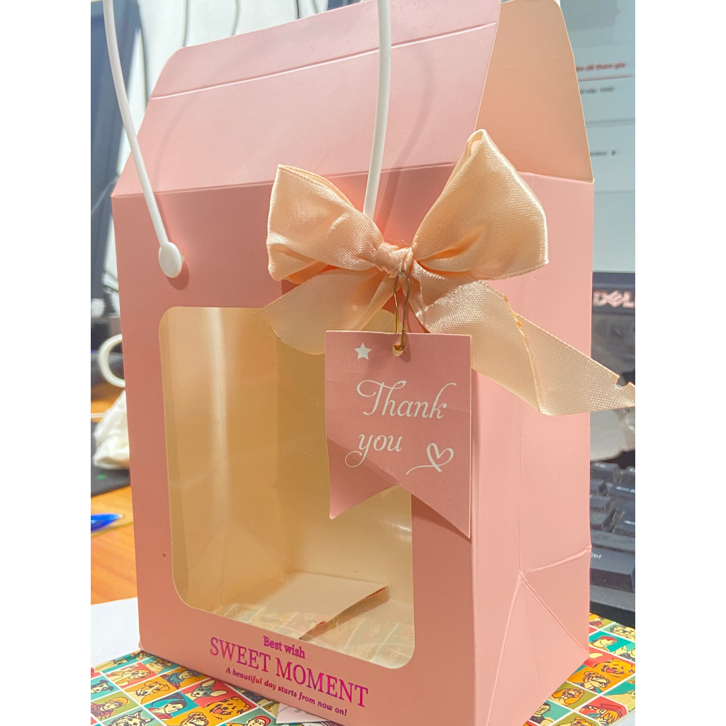 Set 50 Tag Thank You Đính Kèm - Tag Cảm Ơn Khoan Lỗ Sẵn