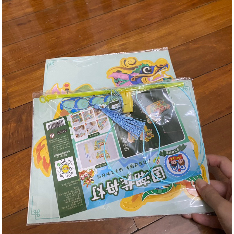 Đèn lồng hình thuyền rồng DIY cho bé tự lắp ráp