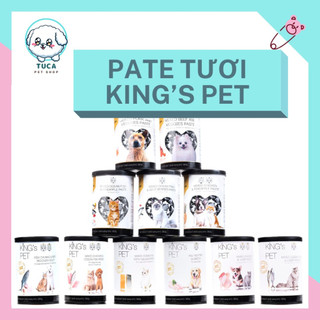 Pate tươi king’s pet cho chó mèo mọi lứa tuổi lon 380gr - tuca pet shop
