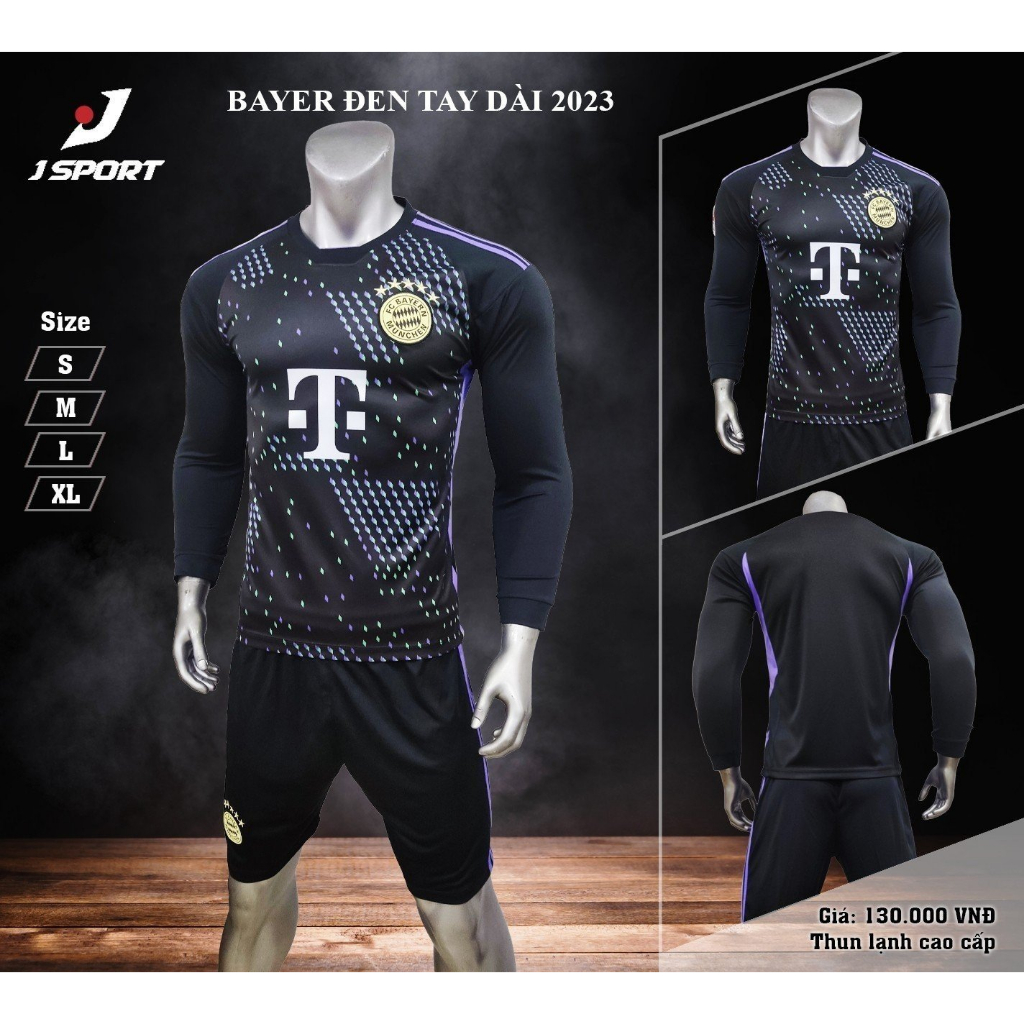 Quần áo bóng đá tay dài các CLB và Đội Tuyển HOT vải thun lạnh cao cấp H2U SPORT