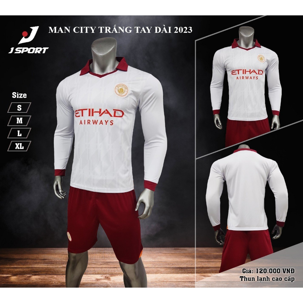 Quần áo bóng đá tay dài các CLB và Đội Tuyển HOT vải thun lạnh cao cấp H2U SPORT