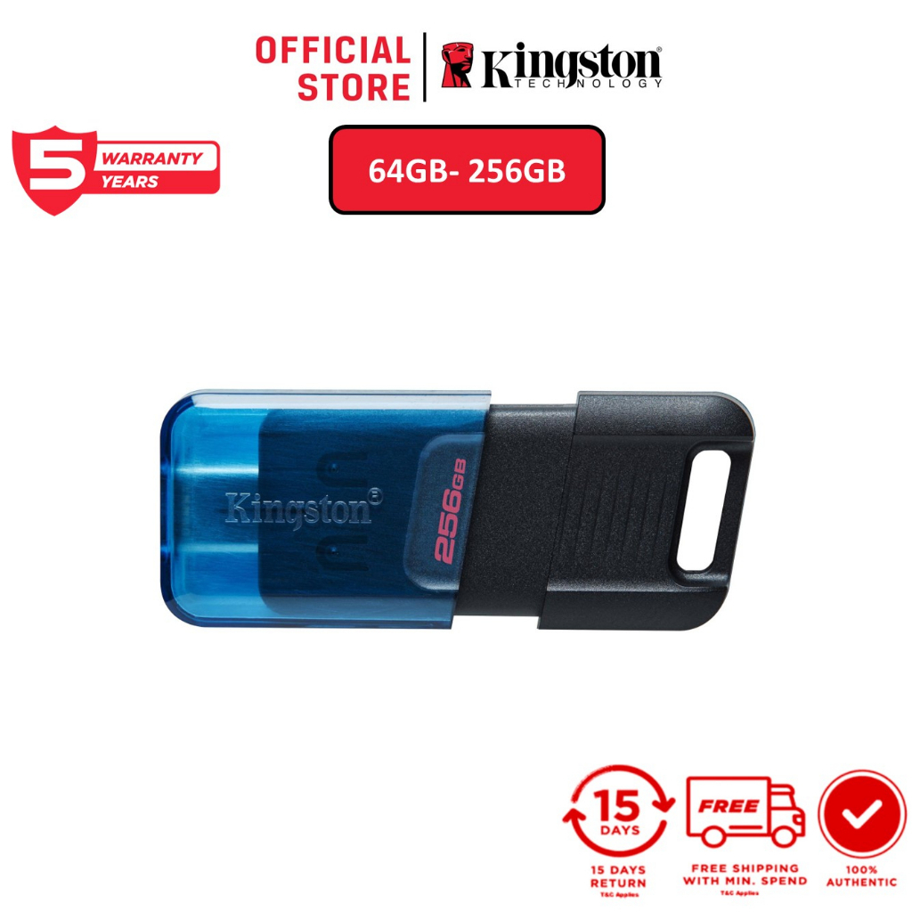 USB Kingston DataTraveler 80 M DT80M USB Flash Drive USB Type-C (256GB/128GB/64GB/32GB)