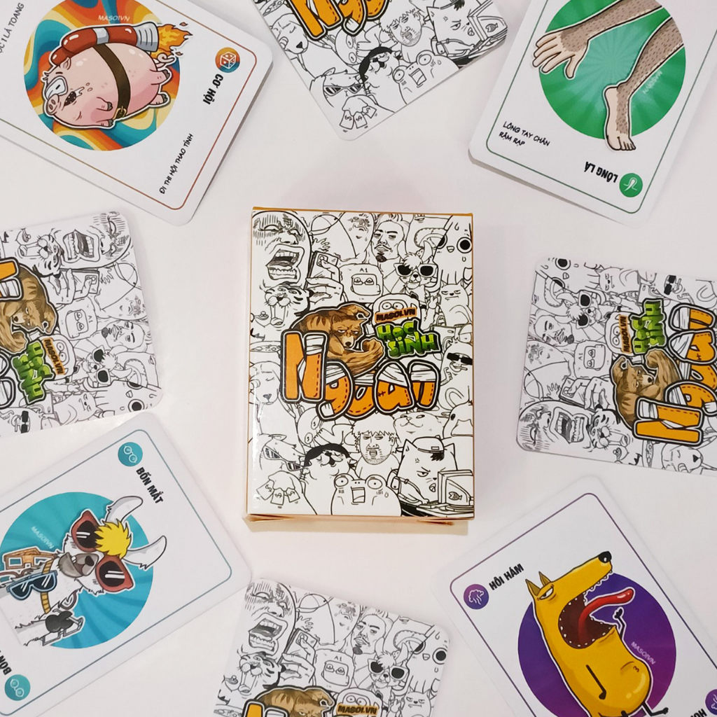THE KAS - Bộ bài Học Sinh Ngoan, bộ boardgame cười ra nước mắt dành cho học sinh