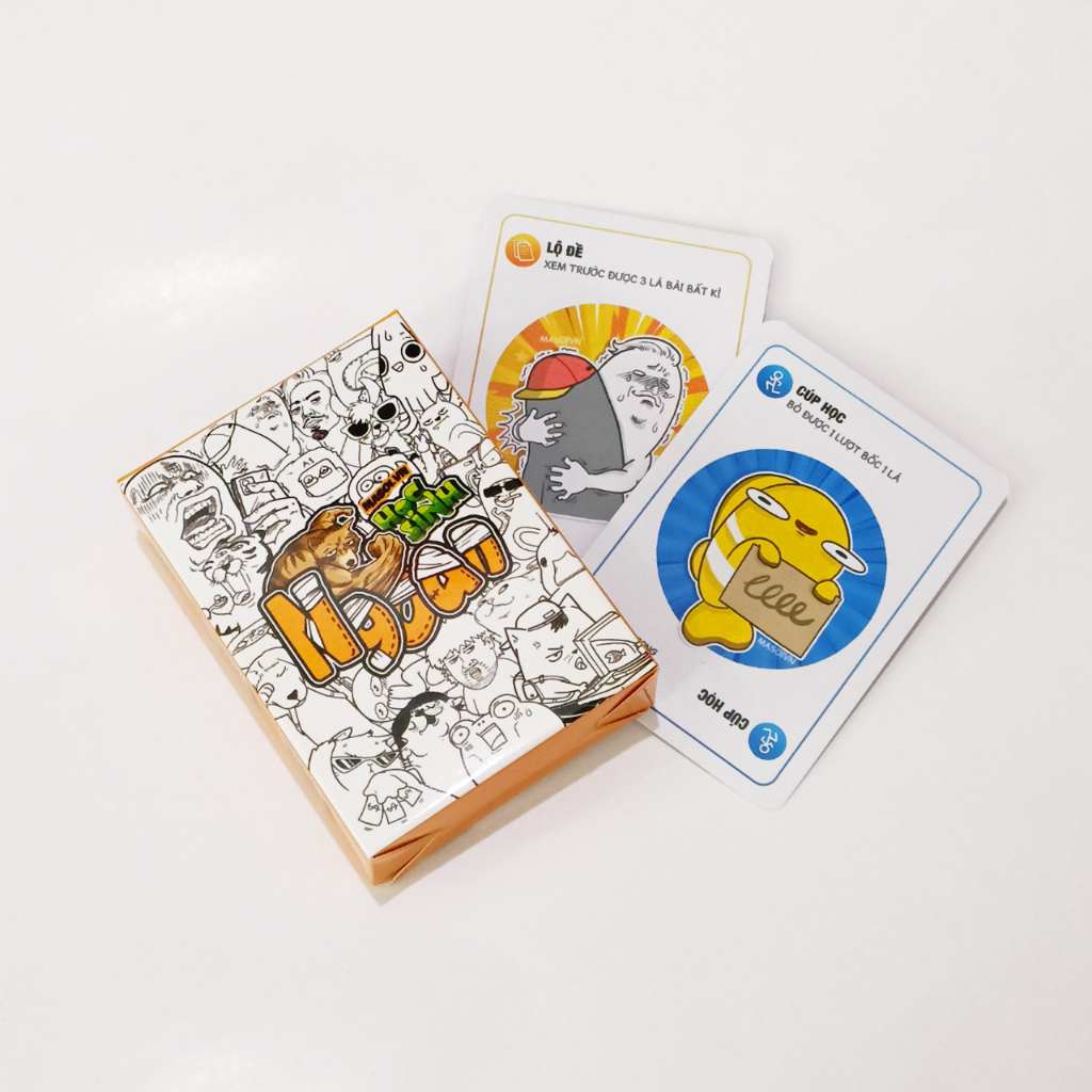 THE KAS - Bộ bài Học Sinh Ngoan, bộ boardgame cười ra nước mắt dành cho học sinh