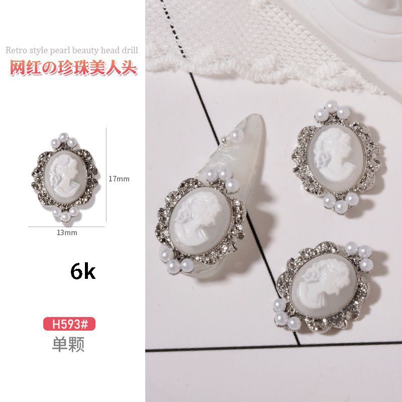 *CHARM BẠC* charm nail trang trang trí móng màu bạc