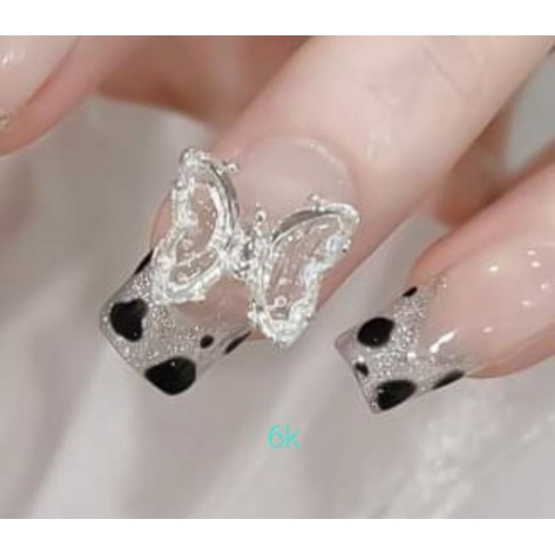 *CHARM BẠC* charm nail trang trang trí móng màu bạc