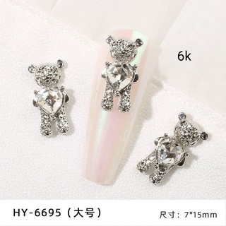 *CHARM BẠC* charm nail trang trang trí móng màu bạc
