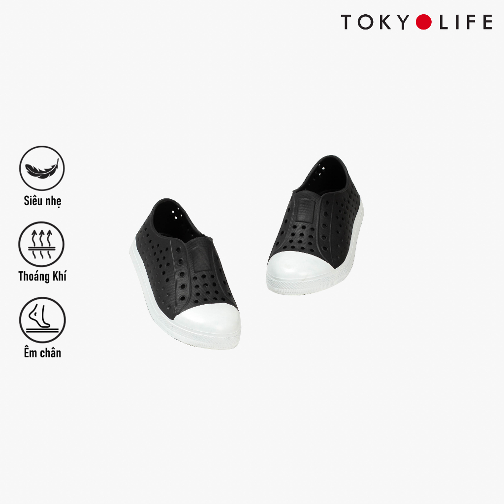 Giày nhựa trẻ em TOKYOLIFE siêu nhẹ thoáng khí phù hợp cho hoạt động ngoài trời C3SHO001L