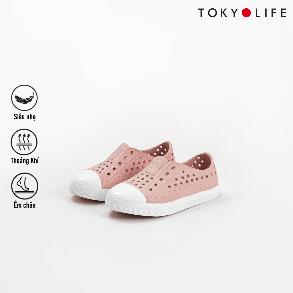Giày nhựa trẻ em TOKYOLIFE siêu nhẹ thoáng khí phù hợp cho hoạt động ngoài trời C3SHO001L