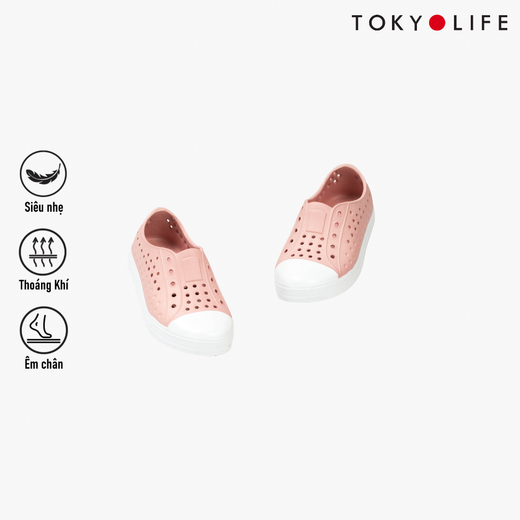 Giày nhựa trẻ em TOKYOLIFE siêu nhẹ thoáng khí phù hợp cho hoạt động ngoài trời C3SHO001L