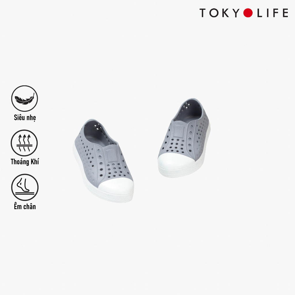 Giày nhựa trẻ em TOKYOLIFE siêu nhẹ thoáng khí phù hợp cho hoạt động ngoài trời C3SHO001L