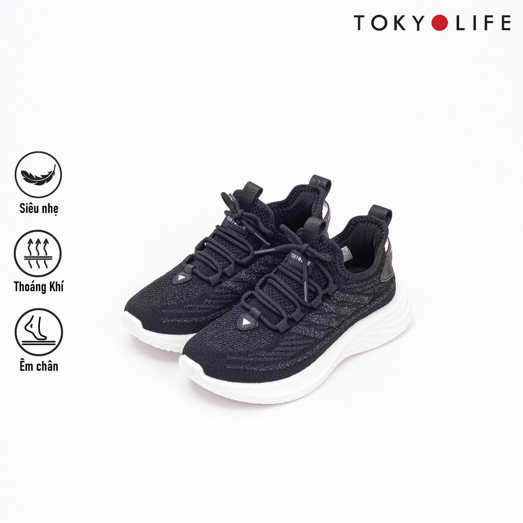 Giày thể thao nữ TOKYOLIFE siêu nhẹ êm chân năng động chất liệu vải dệt cao cấp thoáng khí C9SHO200M