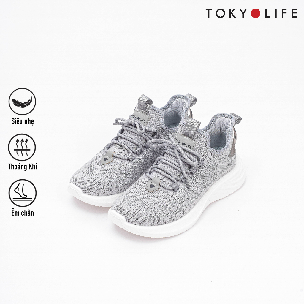 Giày thể thao nữ TOKYOLIFE siêu nhẹ êm chân năng động chất liệu vải dệt cao cấp thoáng khí C9SHO200M