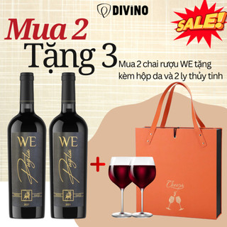Rượu vang ý we nồng độ 14,5% 750ml vang đỏ