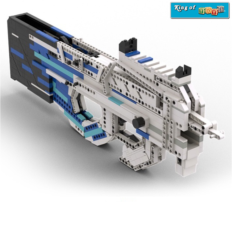 Đồ Chơi Lắp Ráp Mô Hình P90 Black Ice CSGO PUBG Với 1200+ Mảnh Ghép, Bản Thiết Kế Tiêu Chuẩn Của Kevin183