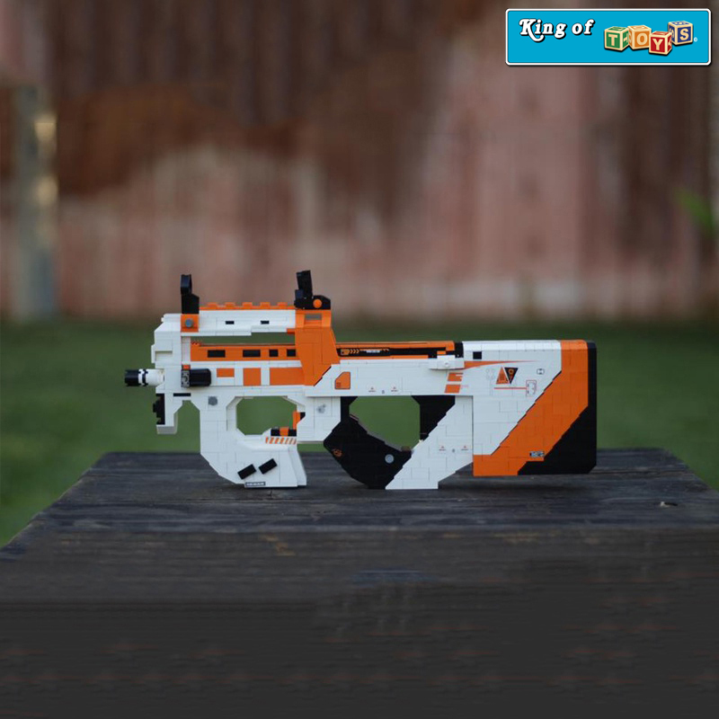Đồ Chơi Lắp Ráp Mô Hình P90 Black Ice CSGO PUBG Với 1200+ Mảnh Ghép, Bản Thiết Kế Tiêu Chuẩn Của Kevin183