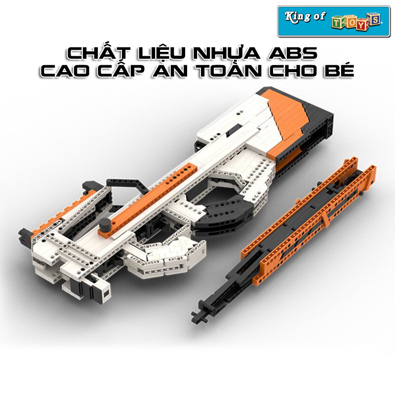 Đồ Chơi Lắp Ráp Mô Hình P90 Black Ice CSGO PUBG Với 1200+ Mảnh Ghép, Bản Thiết Kế Tiêu Chuẩn Của Kevin183