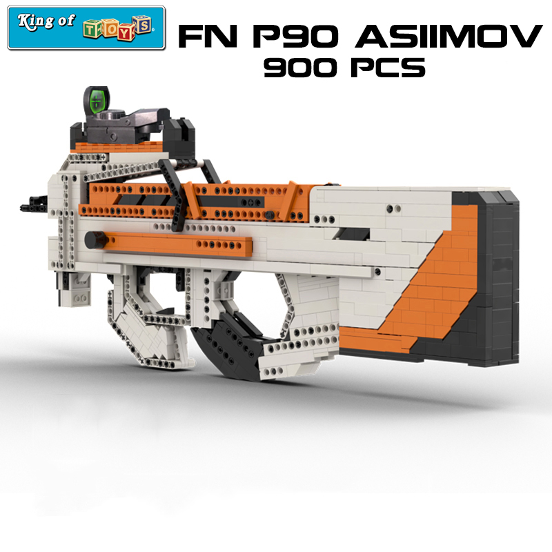 Đồ Chơi Lắp Ráp Mô Hình P90 Black Ice CSGO PUBG Với 1200+ Mảnh Ghép, Bản Thiết Kế Tiêu Chuẩn Của Kevin183