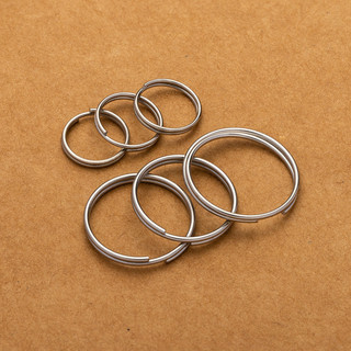 Khoen móc khóa, ring phụ kiện EDC inox 304 tròn