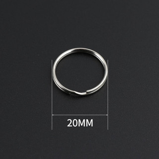 Khoen móc khóa, ring phụ kiện EDC inox 304 tròn