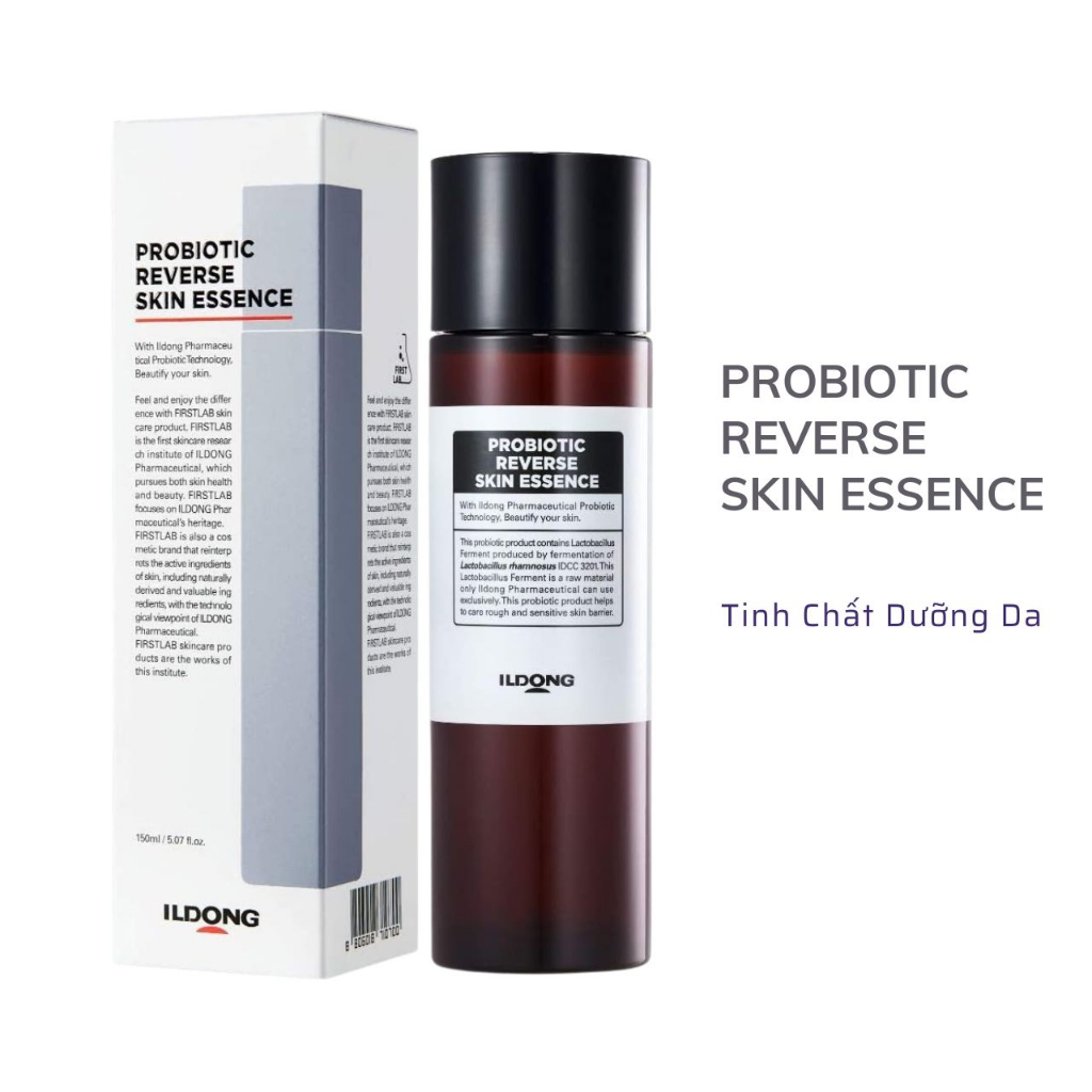 Tinh chất dưỡng trắng giảm nhăn Ildong FirstLab Probiotic Reverse Skin Essence 150ml Hàn Quốc, Tinh chất Firstlab