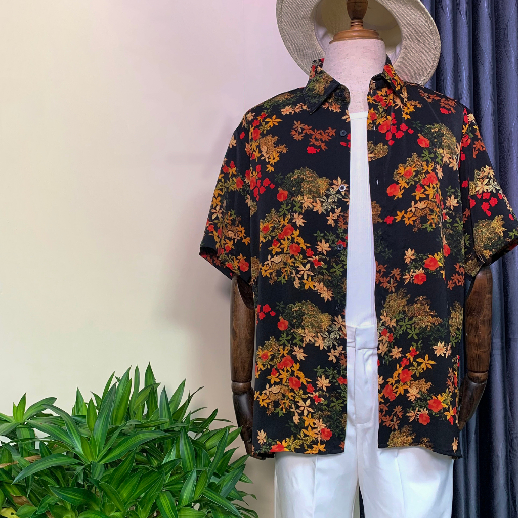Áo sơ mi tay ngắn Myron lụa Mango không nhăn - Flo Menswear