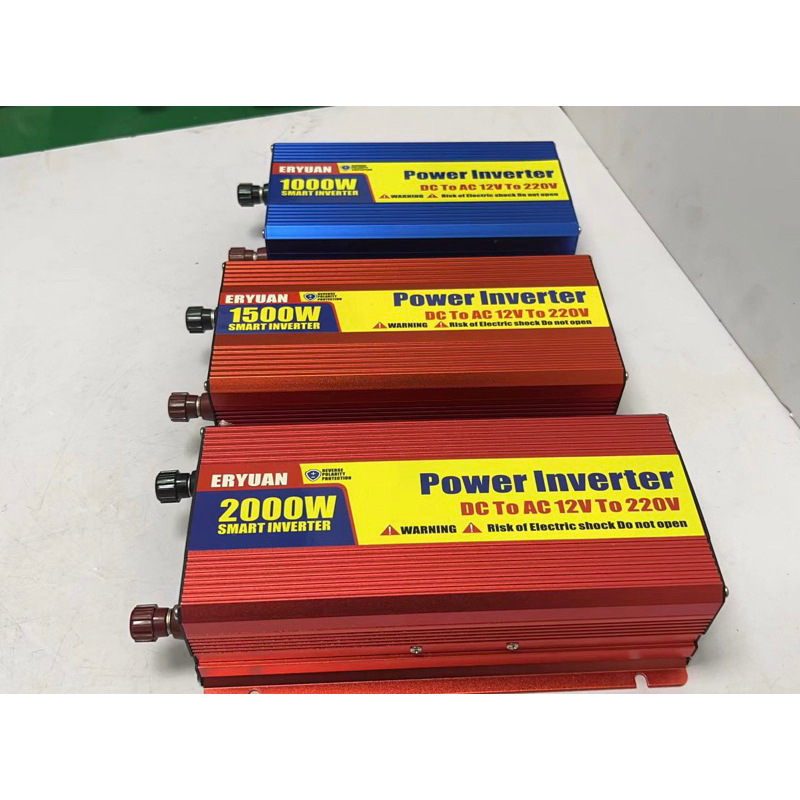 Bộ Kích Điện Inverter Ắc Quy 12V 24V Lên 220V 1500W Sóng Sin, Bộ Chuyển Đổi Điện Có Màn Hình Led Hiển Thị Điện Áp 88401