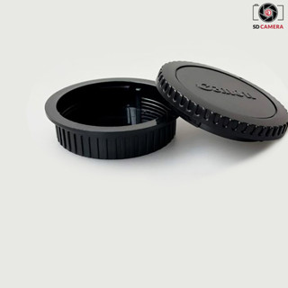 Bộ nắp đậy đuôi lens + nắp đây body máy ảnh Canon DSLR EF-mount Cap trước sau loại mới zen khớp