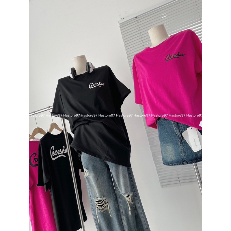 Áo phông chữ in nỗi Crershaw siêu hot