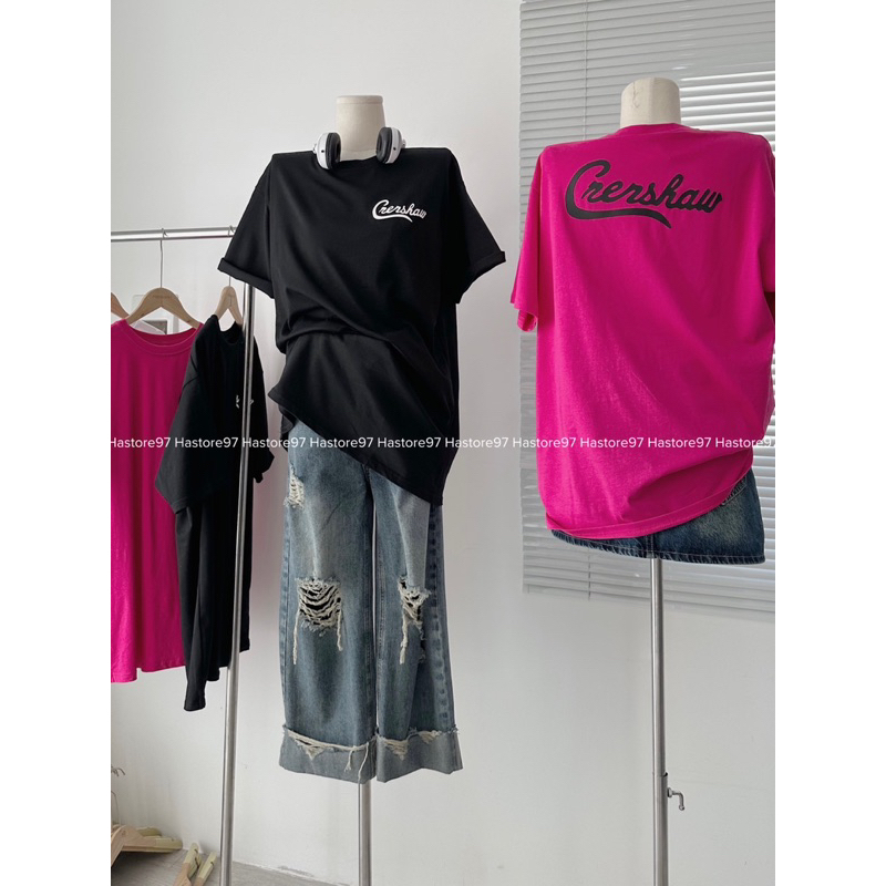 Áo phông chữ in nỗi Crershaw siêu hot