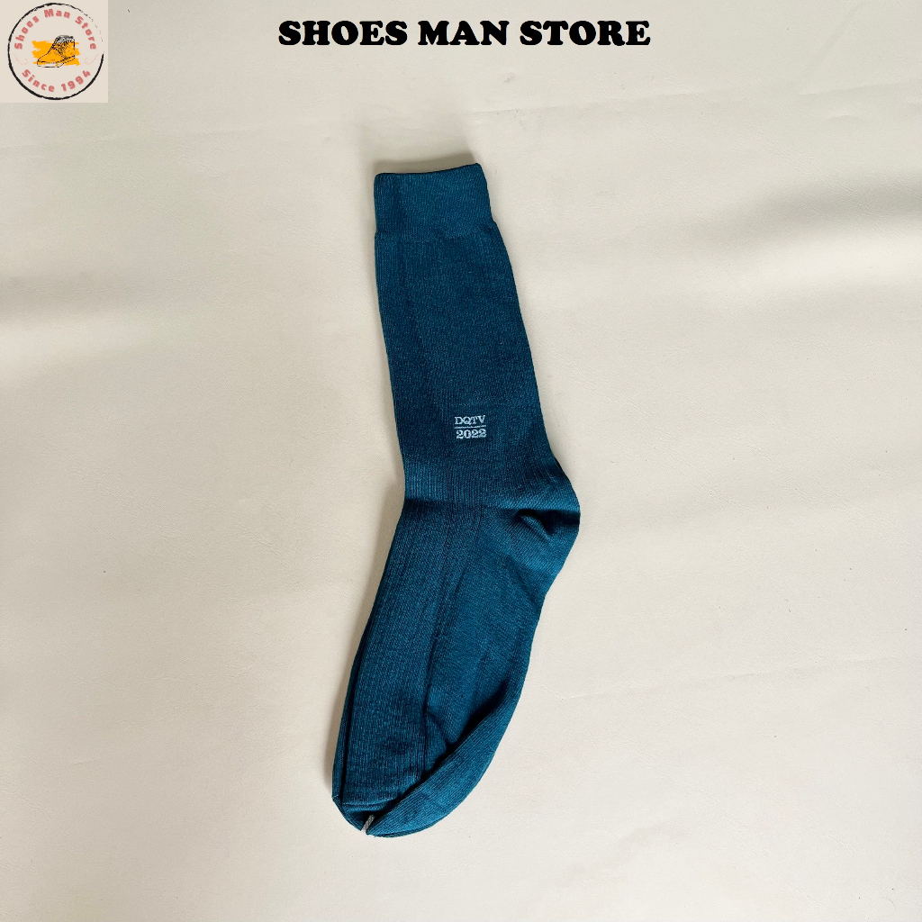 Tất Vớ Cotton Dài Màu xanh ghi