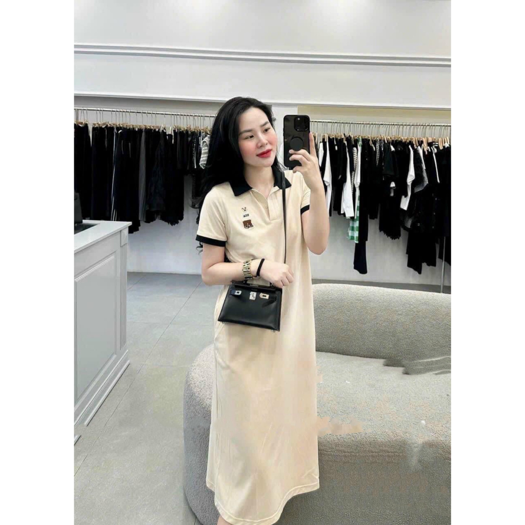 Váy bầu thời trang chất cotton đẹp mát , đầm bầu thiết kế dự tiệc dáng suông V390