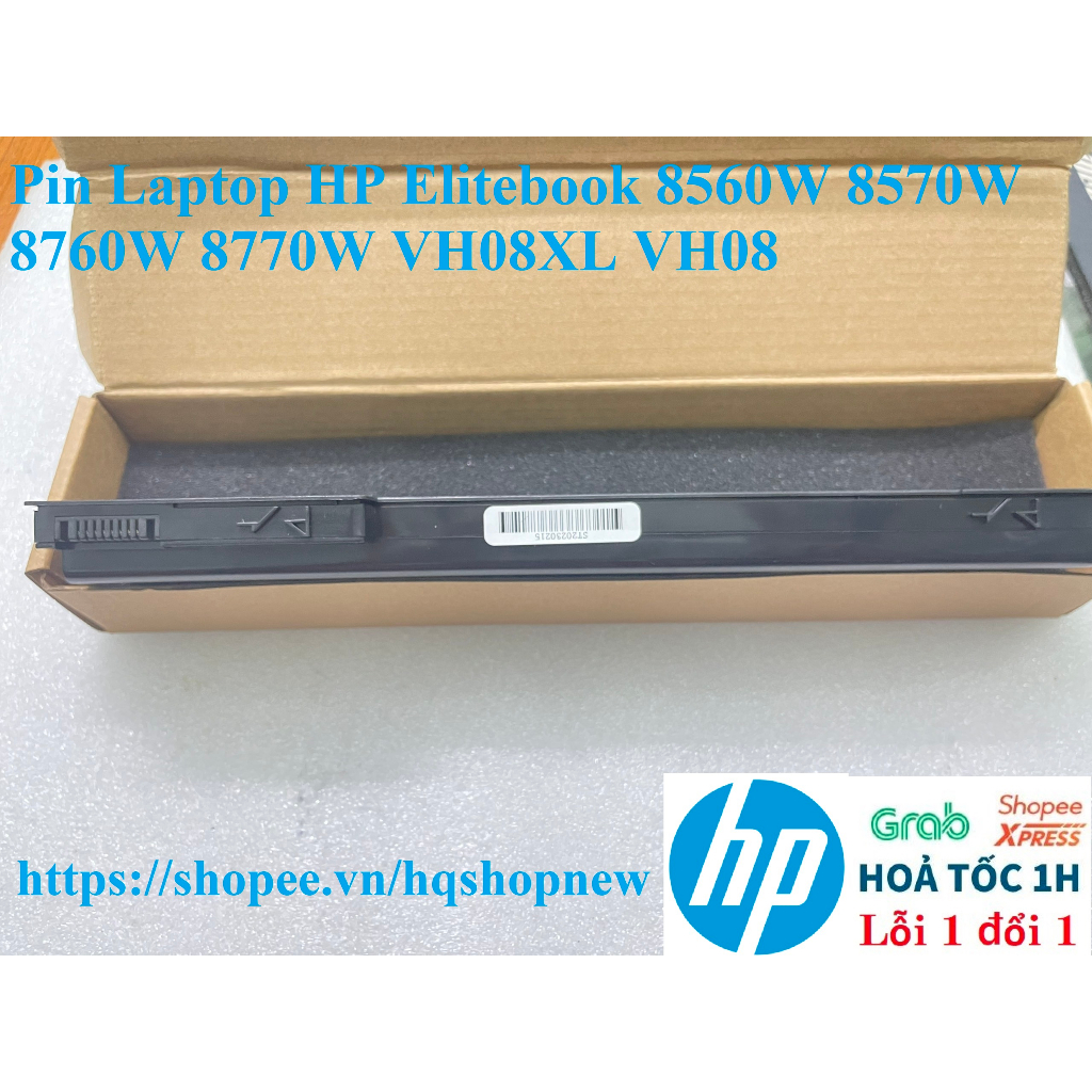 ⚡️Pin Laptop HP Elitebook 8560W 8570W 8760W 8770W VH08XL VH08
