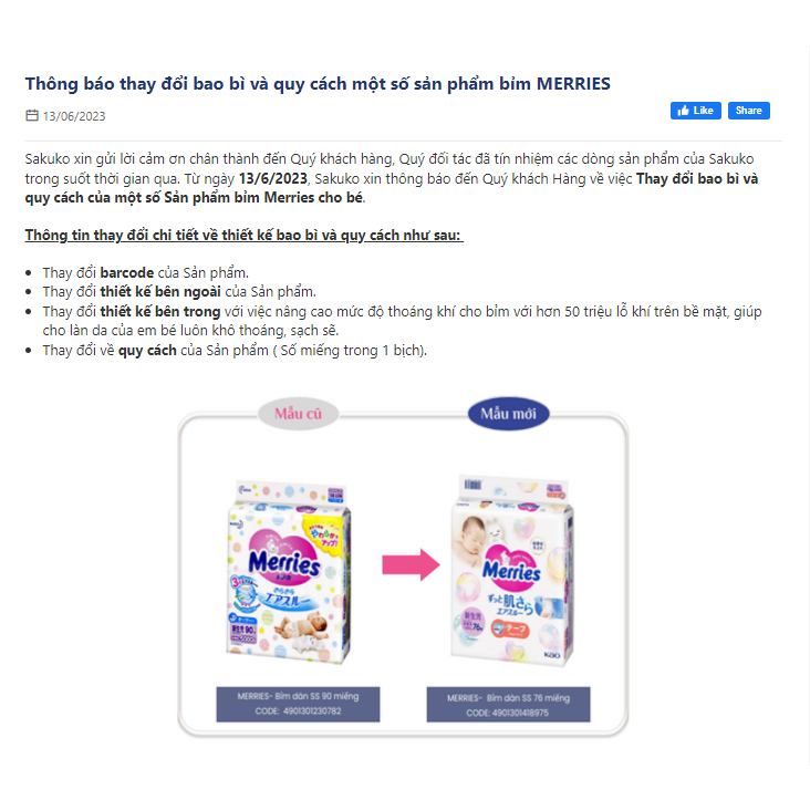 Bỉm Merries cộng miếng Nhật, mềm, thông thoáng, siêu thấm hút đủ size - 𝐁𝐞𝐚𝐧 𝐒𝐭𝐨𝐫𝐞