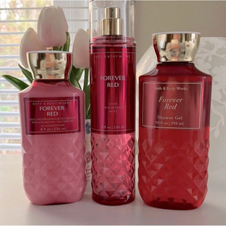 [Auth] Sản Phẩm Tắm Lotion Dưỡng Xịt Thơm Toàn Thân Bath & Body Works - Forever Red