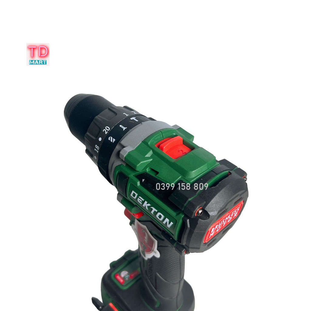 Thân Máy Khoan 3 Chức Năng Dekton  M21-KB1385PRO / Anti KickBack / Chân Pin Makita Phổ Thông Có Chế Độ Tạo Xung