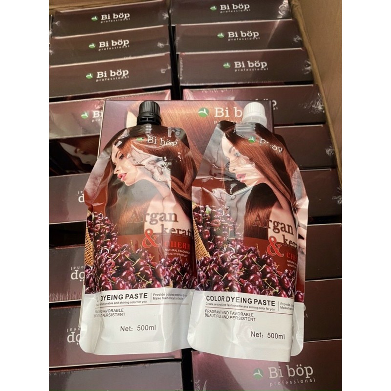 Nhuộm đen New Kafen phủ bạc không dính da đầu