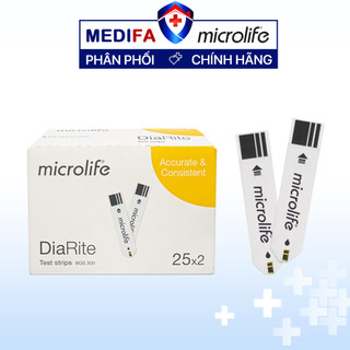 Hộp 50 Que Thử Đường Huyết Microlife DiaRite Chính Hãng, An Toàn & Nhanh Chóng