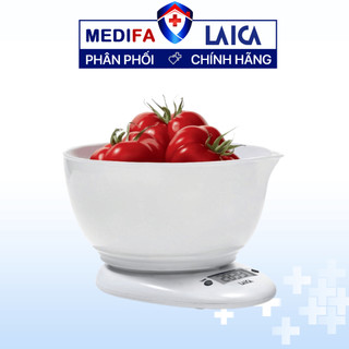 Cân điện tử nhà bếp laica ks1016 thiết kế màn hình lớn, độ chia nhỏ nhất 1 gram tiện dụng