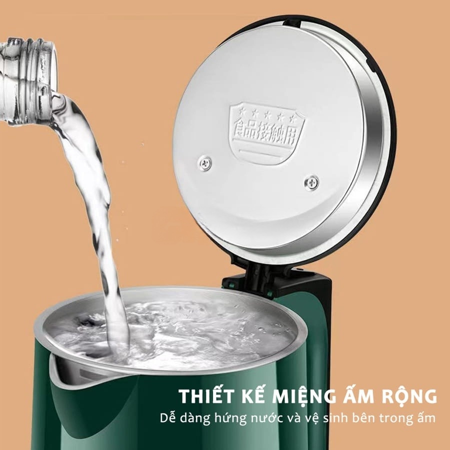 Ấm siêu tốc Cuckoo ST-19 2.5L, Ấm đun nước siêu tốc 1500W tự ngắt điện, lõi INOX 304, 2 lớp cách nhiệt, BH 6 Tháng