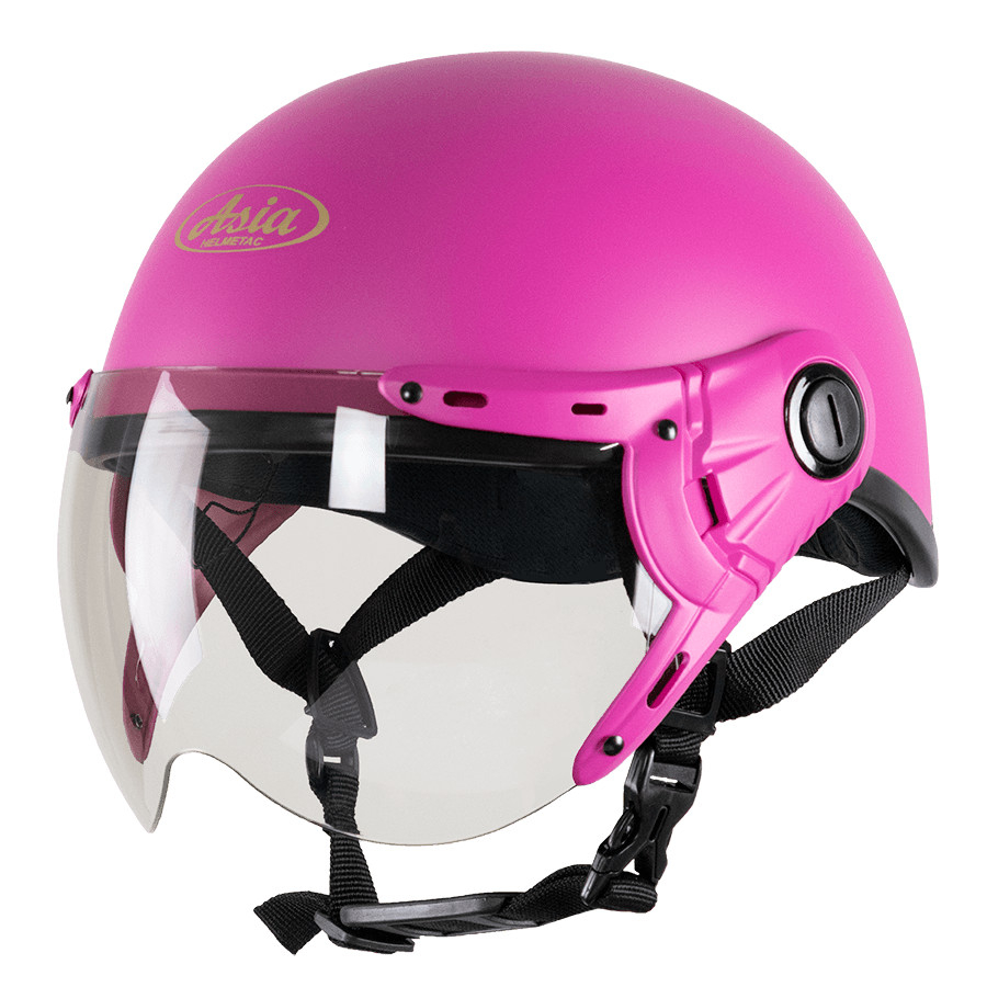 Nón bảo hiểm Asia 1/2 nữa đầu có kính, mũ bảo hiểm ASIA MT105K