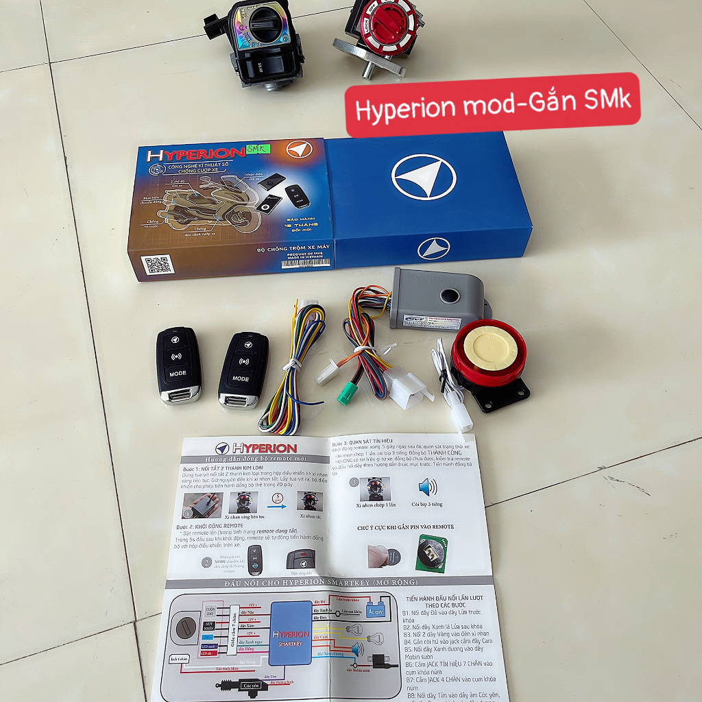 KHÓA CHỐNG TRỘM CHỐNG CƯỚP XE MÁY HYPERION