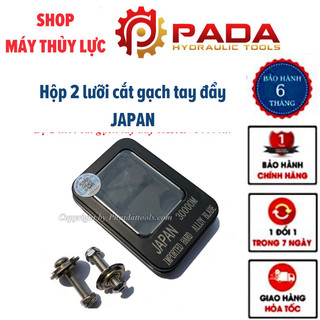 Hộp 2 lưỡi cắt gạch tay đẩy JAPAN-Lưỡi lắp cho máy cắt gạch tay đẩy không bụi dạng đồng xu
