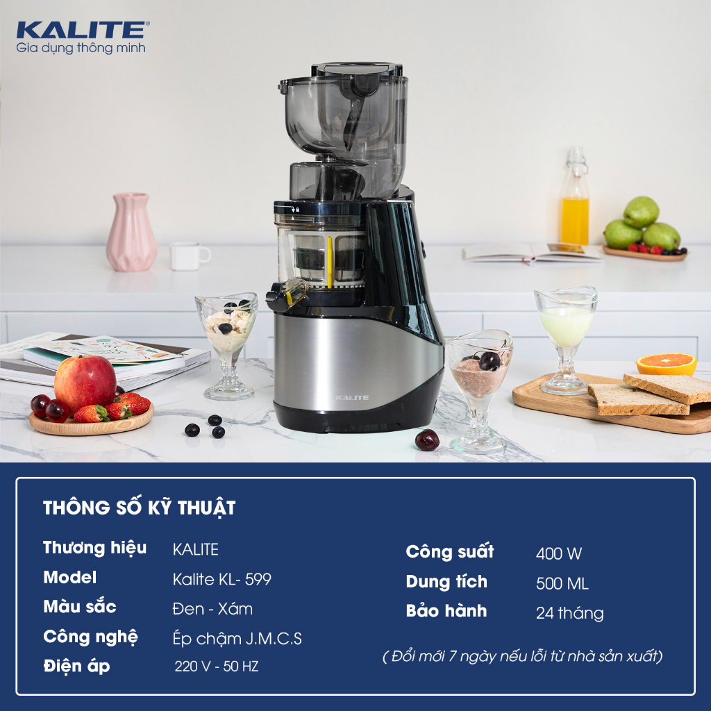 Máy ép chậm xuất xứ Thái Lan Kalite KL599